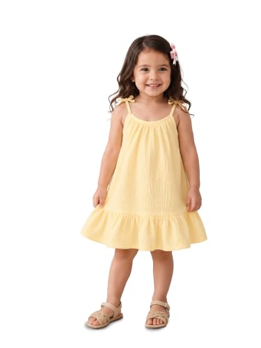 Image of Kidbea Cotton Girls Dress | Ultra-Soft Summer Wear Casual Dress for Kids