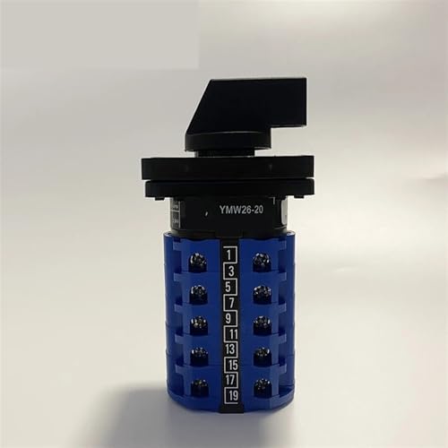 Interruptor de leva selector trifásico 20A contra sobrecargas con cambio giratorio 690V 4