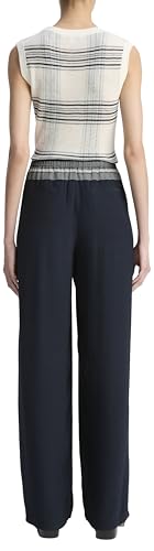 Vince Women's Mid Rise Placed Stripe Pull on Pant3