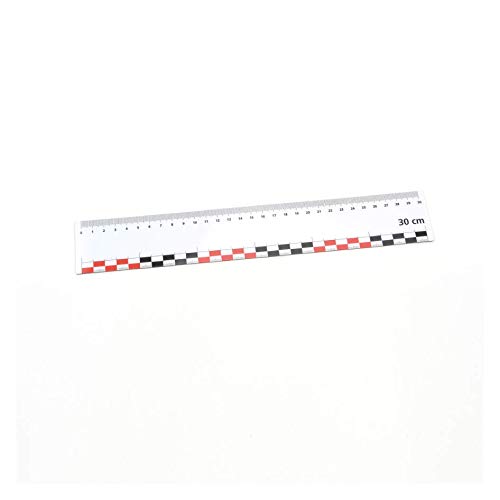 Magnetic measuring ruler for experts, car assessors, presentations, ruler (5, 300 mm)