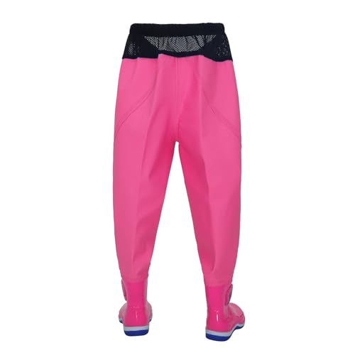 Kids Waders Rain Pants Youth Fishing Waders for Toddler Children Boys Girls Water Proof Hunting Waders with Rain Boots2