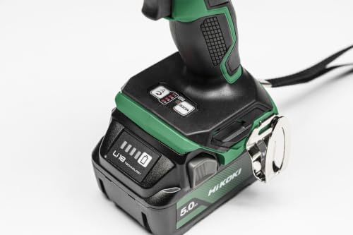 HiKOKI WR18DHW2Z Clé à chocs sans fil brushless 18 V 1/2'' avec couple de rupture d'écrou de 600 Nm, corps uniquement avec étui