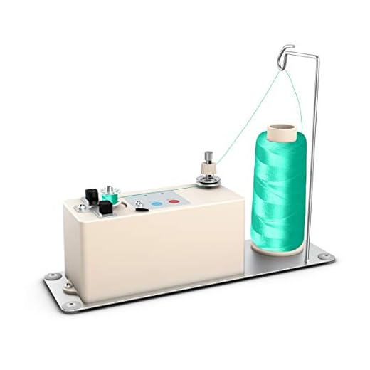 XBA Bobbin Winder, Portable Automatic Bobbin Winder, Electrical Bobbin Winder with Spool Thread Stand for Domestic and Industrial Sewing Machines