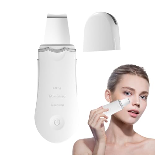 Tuxuseo Espátula Facial Exfoliante y Limpiadora - Espátula Facial Recargable con Batería,Masajeador Elevador Eliminador de Manchas, Máquina Ultrasónica para Casa, Viaje y Dormitorio Tuxuseo Espátula Facial Exfoliante y Limpiadora - Espátula Facial Recargable con Batería,Masajeador Elevador Eliminador de Manchas, Máquina Ultrasónica para Casa, Viaje y Dormitorio