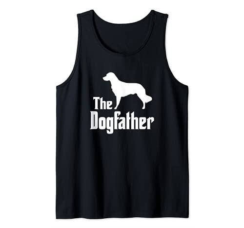The Dogfather - funny dog gift, funny Munsterlander Tank Top, Black