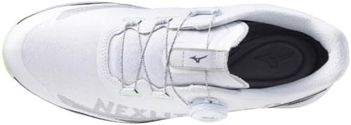 Mizuno Men's Golf Shoes Nexlite Zero IG Boa, Off-white × lime