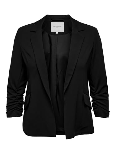ONLY Carmakoma Damen Carcarolina Diana 3/4 Tlr Blazers, Schwarz, 44 EU