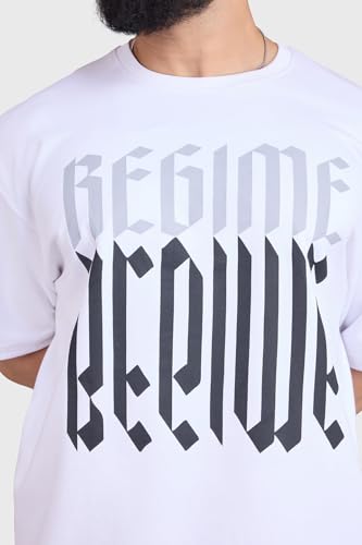 Image of FUAARK Regime Oversized Sports and Gym T-Shirt for Men