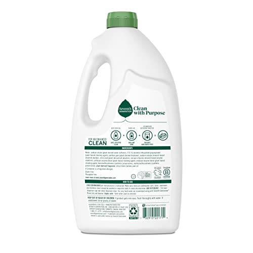 Seventh Generation Dishwasher Detergent Gel Liquid Soap Lemon Scent Dish Detergent 42 Oz, Pack Of 6 #TOP1
