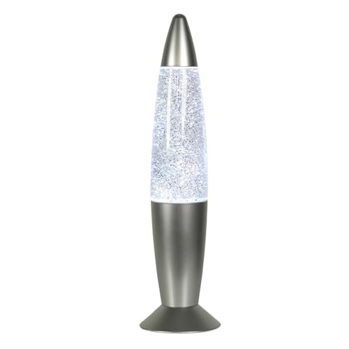 ValueLights | Retro Rocket Glitter Lamp RGB Colour Changing LED Motion Lamp Relaxing Soothing Bedside Mood Light Battery Operated | Novelty & Home Improvements Essential