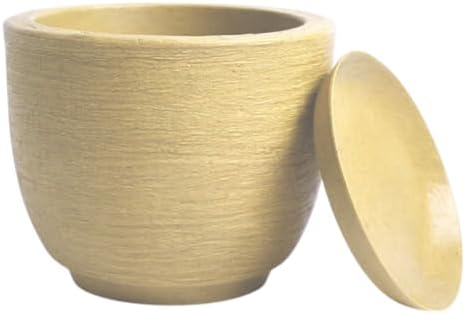 Vasos para plantas e flores cone redondo em polietileno com prato...