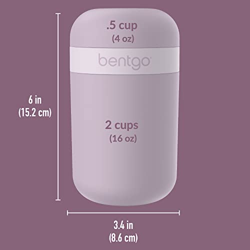Image of Bentgo Snack Cup, Leak-Proof Snack Container with Toppings Compartment