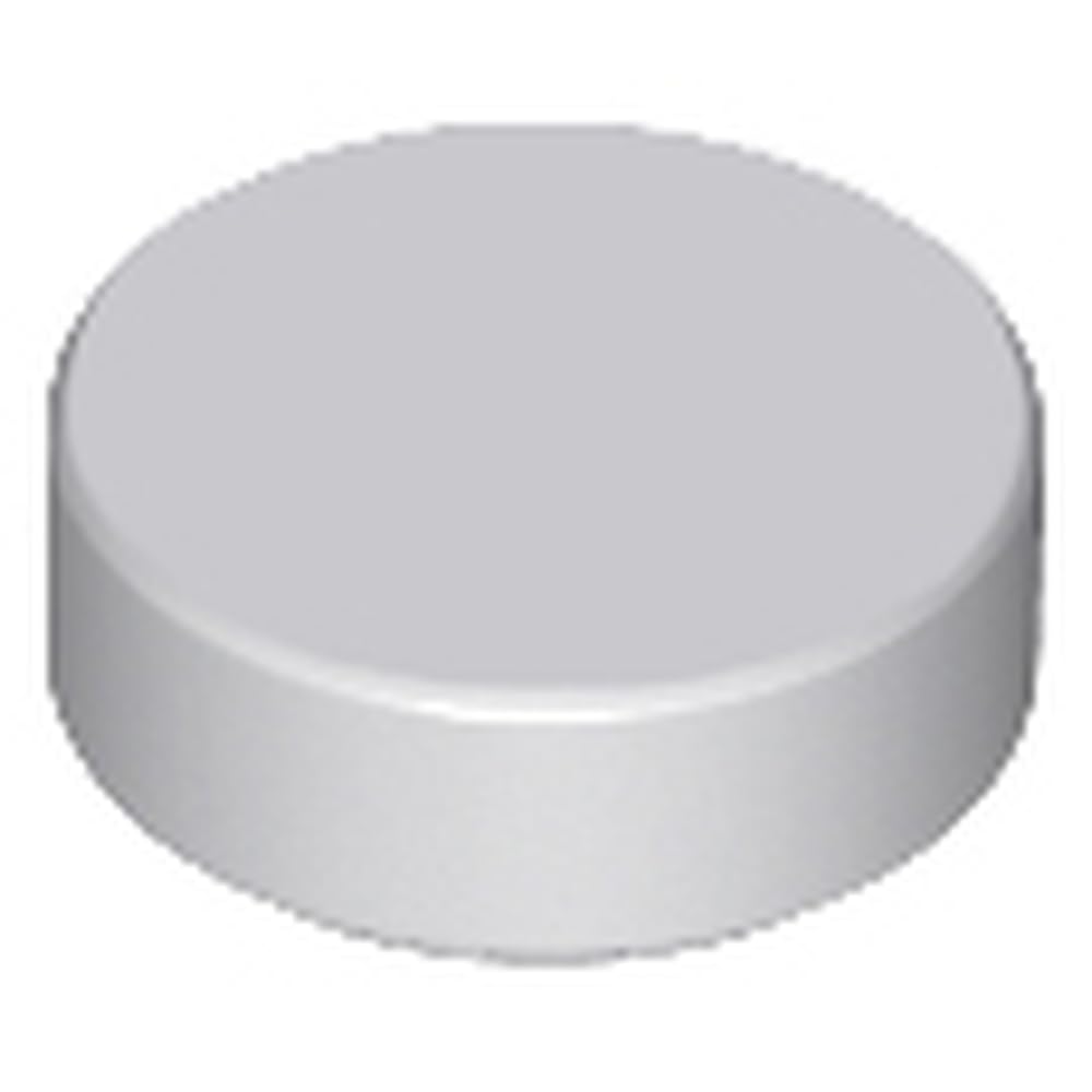 LEGO Tile 1x1, Part 98138, Part 98138, Choose Your Colour (Light Bluish Gray, 50, Bricks) — image 1