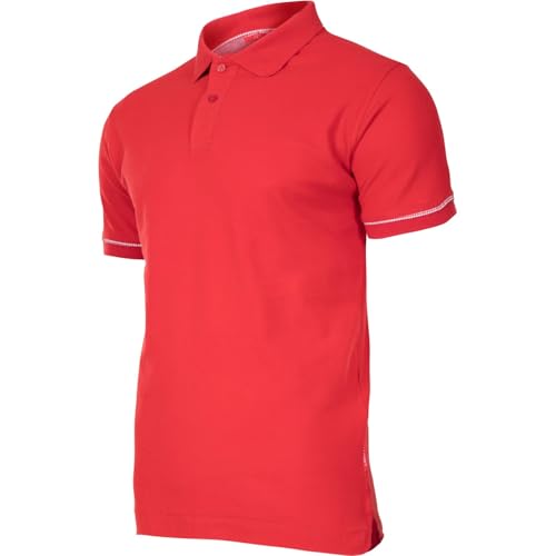 KOSZULKA POLO, 220G/M2, CZERWONA, "3XL", CE, LAHTI