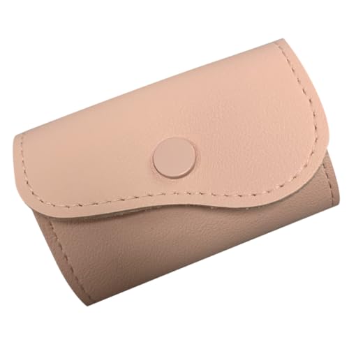 Veemoon Bolsa Organizadora para Brocas de Uñas Protección Duradera de PVC Resistente al Polvo Portátil para Kit Manicura Pedicura Profesional Almacenamiento y Transporte Fácil
