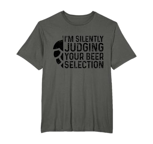 Craft Beer Silently Judging Your Beer Selection Snob Gift T-Shirt