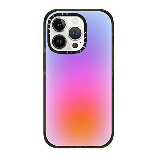 Casetify Impact Iphone 14 Pro Case [4X Military Grade Drop Tested / 8.2Ft Drop Protection/Compatible With Magsafe] - Color Cloud: A New Thing Is On The Way - By Jessica Poundstone - Glossy Black #TOP19