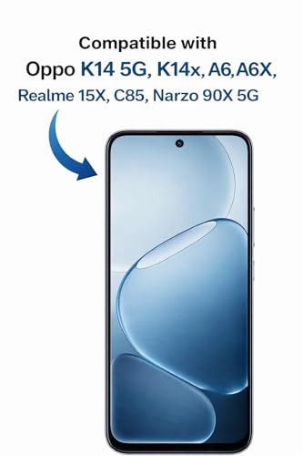Image of FAD-E Tempered Glass Screen Protector Guard Compatible for Oppo K14 5G, K14X 5G (6.75 inch)