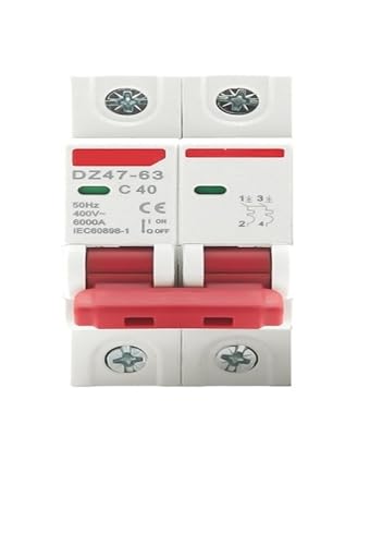Disjoncteur de verrouillage 2P 25A avec inverseur de source manuel pour rail DIN