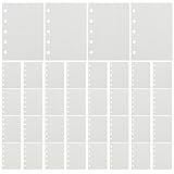 Réorganisation facile : ces feuilles de planification à 5 trous vous permettent d'échanger, d'ajouter ou d'archiver des feuilles dans vos intercalaires de classeur. flexibilité pour s'adapter à l'évolution de vos besoins. papier ligné pour classeur, papier agenda rechargeable