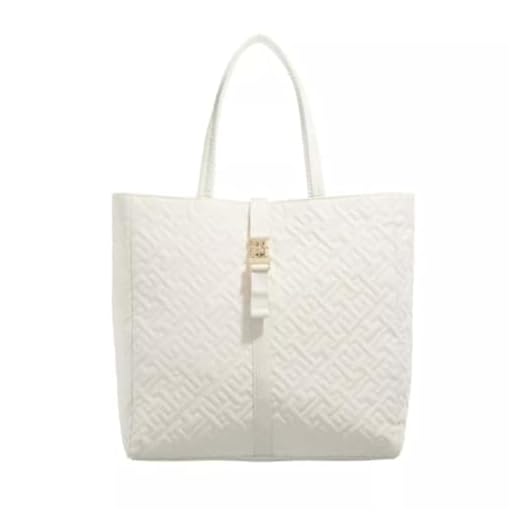 Tommy Hilfiger Mujer Bolso Tote TH Flow Tote con Bolsillos Interiores, Beige (Weathered White), Talla Única
