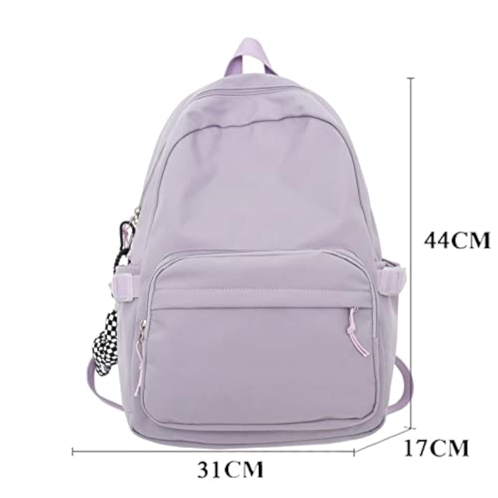 Women's Nylon Schoolbag, Waterproof Casual Laptop Backpack