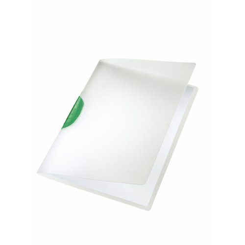 Leitz 41750055 Klemmmappe ColorClip, A4, PP, grün, 6er Packung
