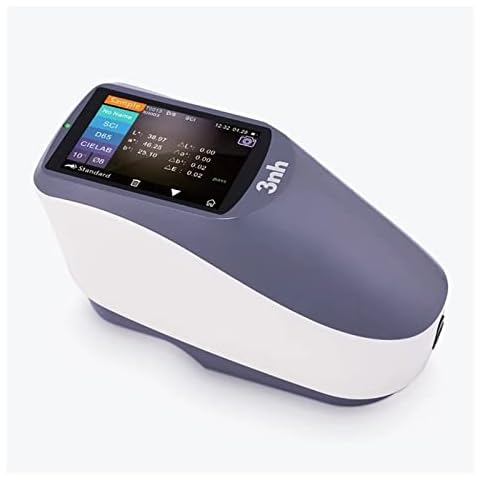 Precise Gloss Meter YS3010 Portable Color Analyzer Handheld Spectrophotometer with 8mm Single Aperture YS3060 YS3020 Color Difference Meter Tester Apply to Paint, Plasic, Printing (Color : YS3010) Cover
