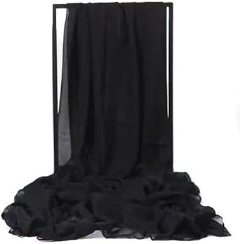 Women's Lightweight Scarf Chiffon Headscarf Neck Scarf - Soft Sheer Long Shawl Sun Protection Scarves