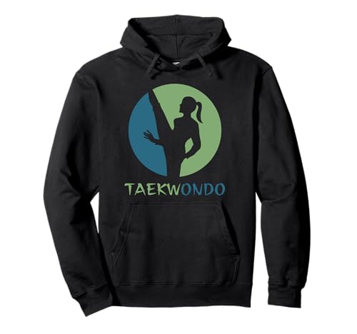 Taekwondo Girl Women Karata Martial Arts cool kick Sudadera con Capucha