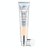 IT Cosmetics Your Skin But Better CC+ Cream, Fair Light (C) - Color Correcting Cream, Full-Coverage Foundation, Hydrating Serum & SPF 50+ Sunscreen - Natural Finish - 1.08 fl oz