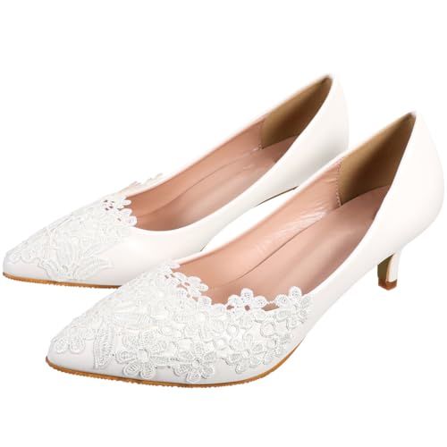 Holibanna Braut Hochzeit Abend Party Schuhe Frauen Low Heel Pumps 5Cm Kleid...
