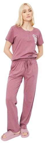 Image of Max Women's Printed Round Neck Half Sleeve Cotton Pyjama Set