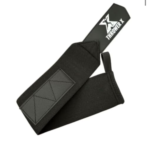 Shot Put Wrist WRAP Thrower X Wrist WRAP (Black and White)