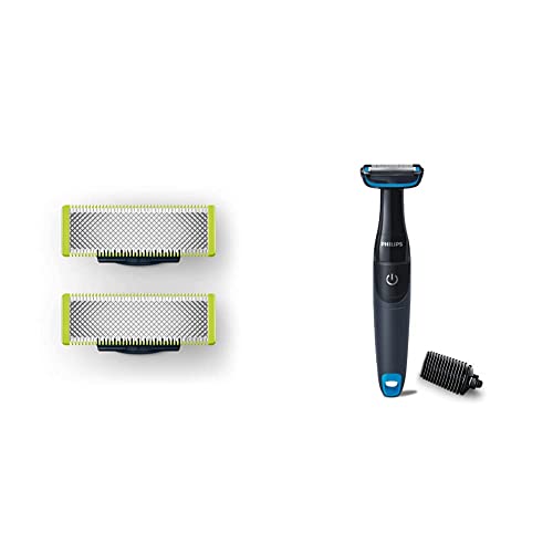 Philips Oneblade Replaceable Blade Pack Including 2 Replaceable Blades, Qp220/51 (Lime) & Philips BG1025/15 Bodyshaver (Black) (B0B539JDF3) Amazon Price History, Amazon Price Tracker