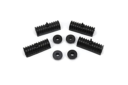 Montajes de goma para soporte de alforjas duras compatibles con Harley Davidson, juego de 4 miniatura 3