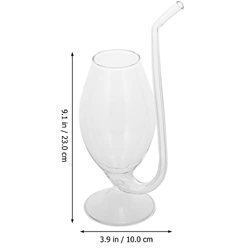 Cabilock Vampire Glass Cup Creative Vampire Filtro de Vampiro Copo de Suco Copos para Casa Bar 300 m