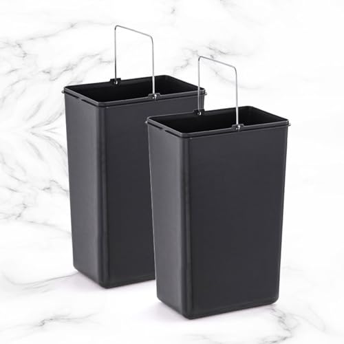Caneca de basura empotrada de acero inoxidable 8 L miniatura 7