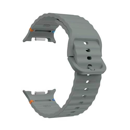 [PLYYQZM] Sam su ng �ɍ��� Galaxy Watch 8 40mm 44mm�p�V���R���o���h�A,Galaxy �ɍ��� Watch8 Classic 46mm�p�X�|�[�c�X�g���b�v�ɓK�p(Space gray,For Watch 8 44m