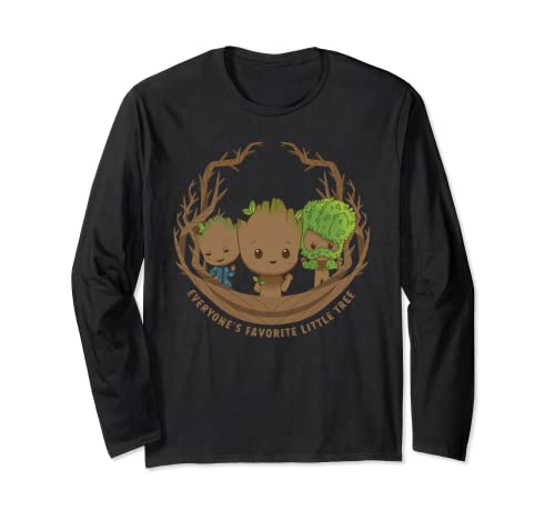 T-shirt I Am Groot Marvel Studios manches longues aux finitions haut de gamme