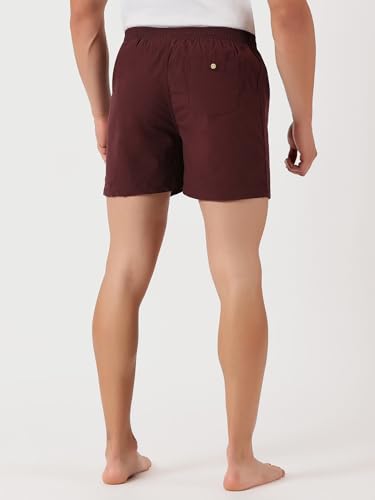 Image of Thomas Scott Men's | Cricket Club | Regular Fit | 100% Cotton | Casual | Woven | Boxer | Shorts | Pack of 3