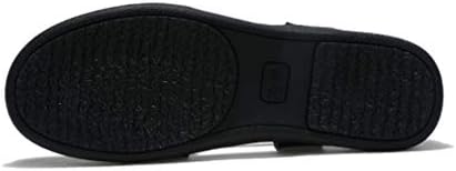 DGXIN Old Beijing Cloth Shoes Summer Hollow Monk Sandals for Men (36, Black) | Image 3