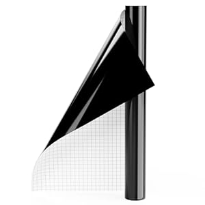 Hisiu Permanentes schwarzes Selbstklebendes Vinyl