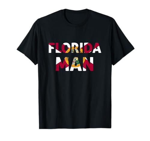 Florida Man & Florida State Flag T-Shirt