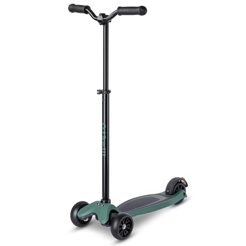 Image of Micro Kickboard Reloaded Three-Wheel Scooter for Big Kids, Teens, & Adults - Lean-to-Steer Carving Ride, Adjustable T-Bar, Wide Wheels, Up to 220 lb, Ages 13+