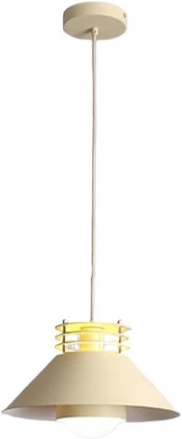 Chandelier japonais en métal coloré suspension 1 lampe pour cuisine