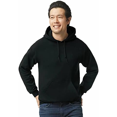 Gildan Adult Fleece Hoodie Sweatshirt, Style G18500, Multipack, Black (1-Pack), 2X-Large Cover