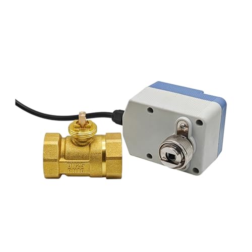 Vanne à bille électrique étanche IP65 avec commande manuelle - 6