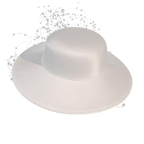 Sombrero de novia con flecos de perlas y tocados cómodos para bodas