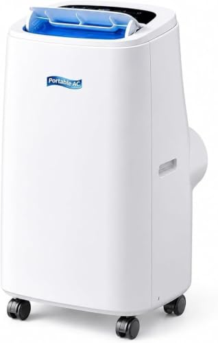 Image of Room Cooling Portable Air Conditioner 14000 BTU with Remote Control Heater Dehumidifier Fan Modes, Adjustable Thermostat Timer, Dual Hose Ventless Compressor, (18000btu), (18000BTU)